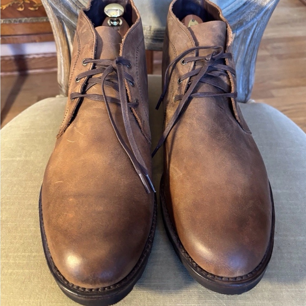 Allen Edmonds NWOB Venture Weatherproof Chukka Boots 13 Brown - Picture 3 of 6